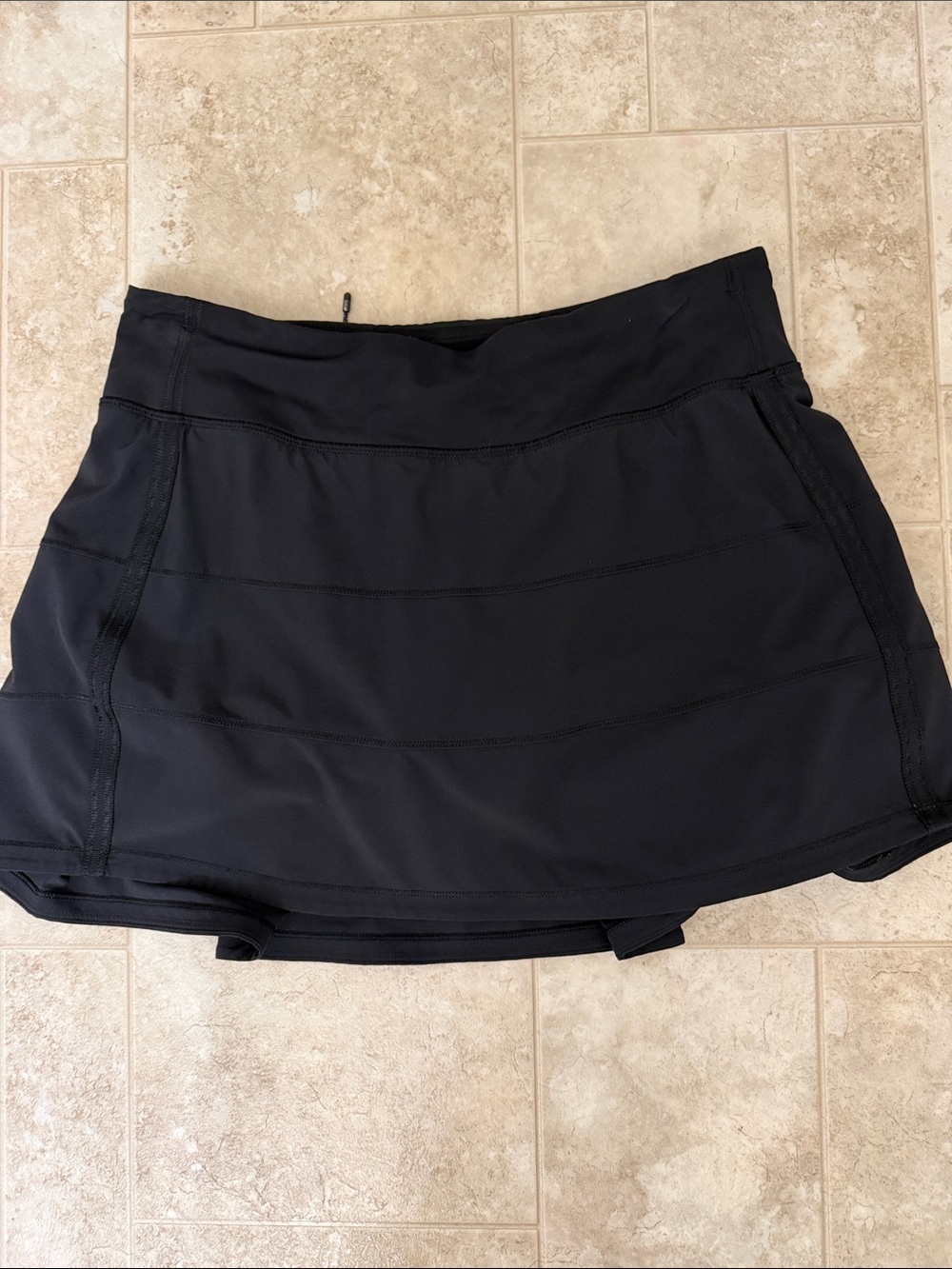 lululemon athletica Black Athletic Skort with Built-In Shorts